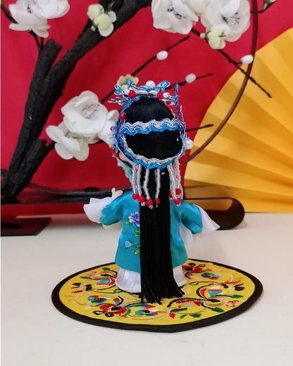 Creative Kunqu Opera Doll - Chinese Opera Face Mask Collectible, Perfect for Home Décor and Gifts