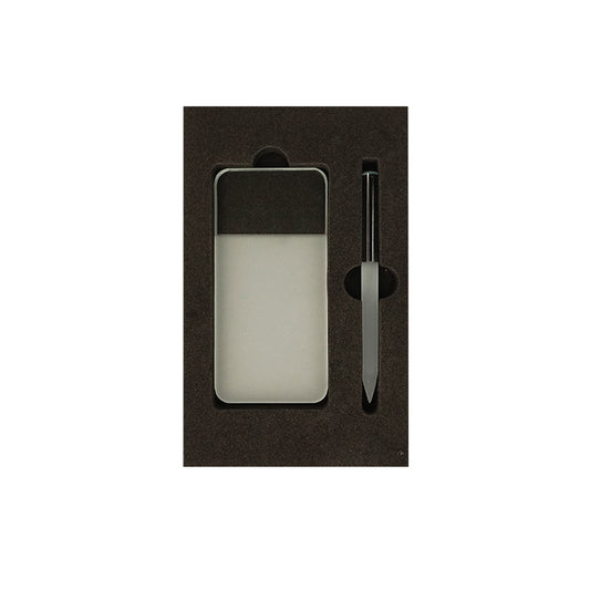 Professional Reed Resurfacing Kit - Glass Reed Finishing Plate & Burnisher for Saxophone/Clarinet Reeds (High/Mid/Tenor Range)