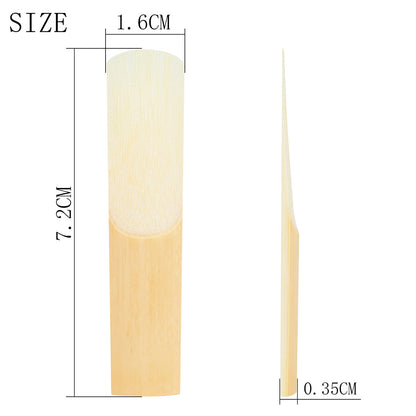 2.5 Strength E♭ Saxophone Reeds - 10-Pack with Reed Case - Premium Clarinet Reeds