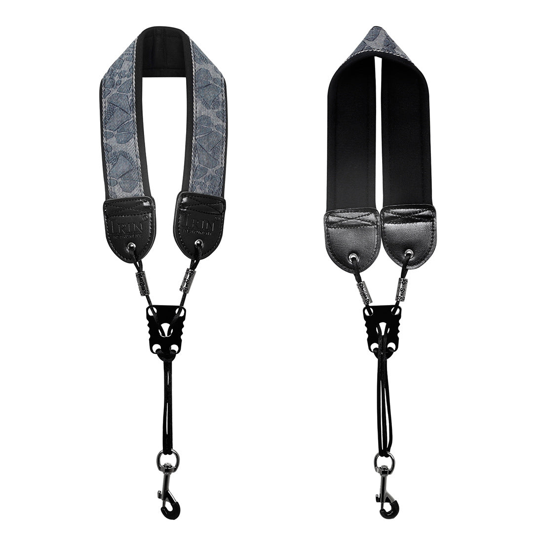 Adjustable Cotton Saxophone Neck Strap – Padded Lining, Double-Stitched with Metal Swivel Hook (Alto/Tenor)