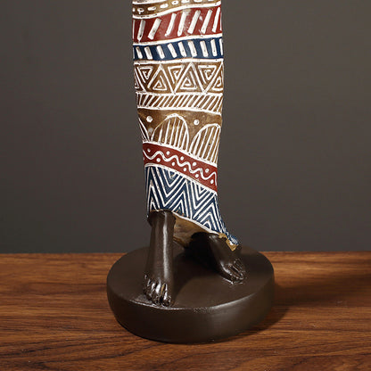 African Art Statue: Graceful Female Sculpture for Home and Office Decoration