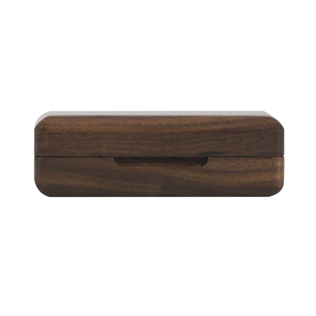 Walnut & Rosewood Saxophone Ligature Case – Vintage Magnetic Closure Box with Anti-Scratch Felt Slots (Red/Walnut) – Durable Woodwind Accessory Organizer