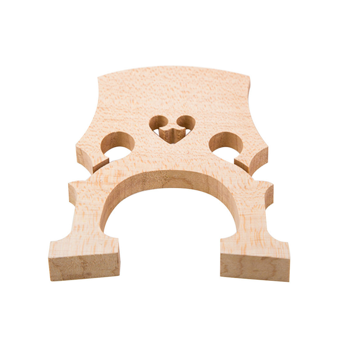 Handcrafted Solid Maple Cello Bridge – Professional-Grade Acoustic Upgrade for Enhanced Resonance