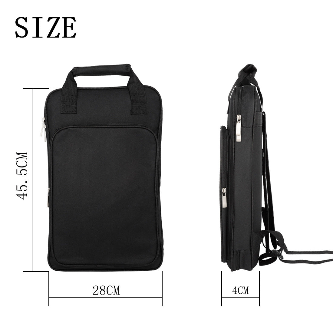 Heavy-Duty Waterproof Drum Backpack with Multi-Layer Padding & Adjustable Straps – Large Capacity, 4 Colors (Blue, Navy, Black, Red), Oxford Fabric, Shockproof Organizer Bag