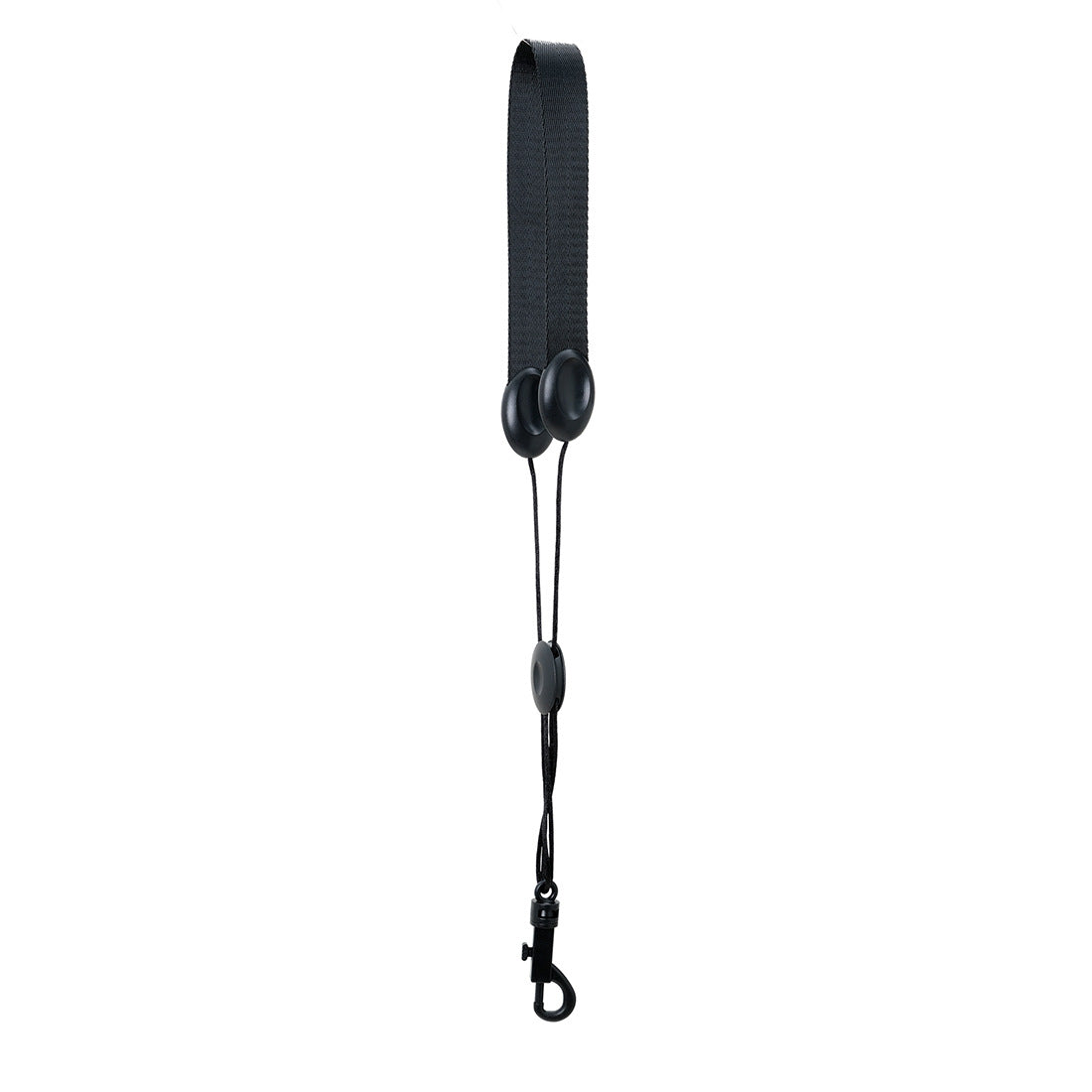 Saxophone/Clarinet Neck Strap with Rotating Hook - Wide Padded Nylon & ABS (Black/Red/Grey)