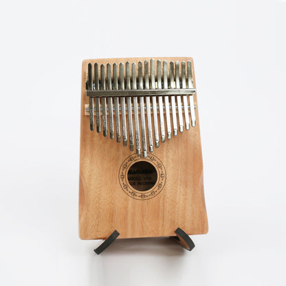 17-Key Kalimba Thumb Piano - Mahogany Wood Body & Mineral Metal Keys