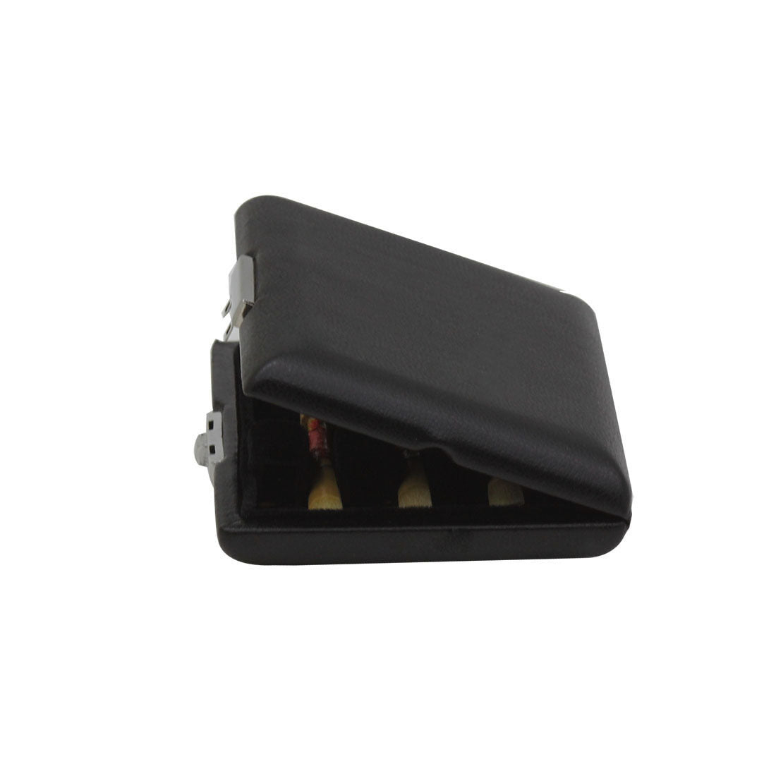 Genuine Leather Bassoon Reed Case – Holds 3 Reeds, Sponge Padding & Secure Clip, Black (Oboe/Bassoon Accessories)