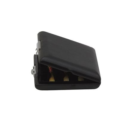 Genuine Leather Bassoon Reed Case – Holds 3 Reeds, Sponge Padding & Secure Clip, Black (Oboe/Bassoon Accessories)