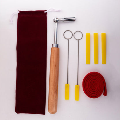 Professional 8-Piece Piano Tuning Kit | Durable Steel Tools with Storage Bag