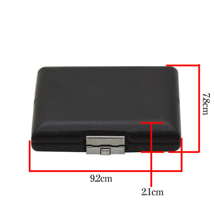 Genuine Leather Bassoon Reed Case – Holds 3 Reeds, Sponge Padding & Secure Clip, Black (Oboe/Bassoon Accessories)