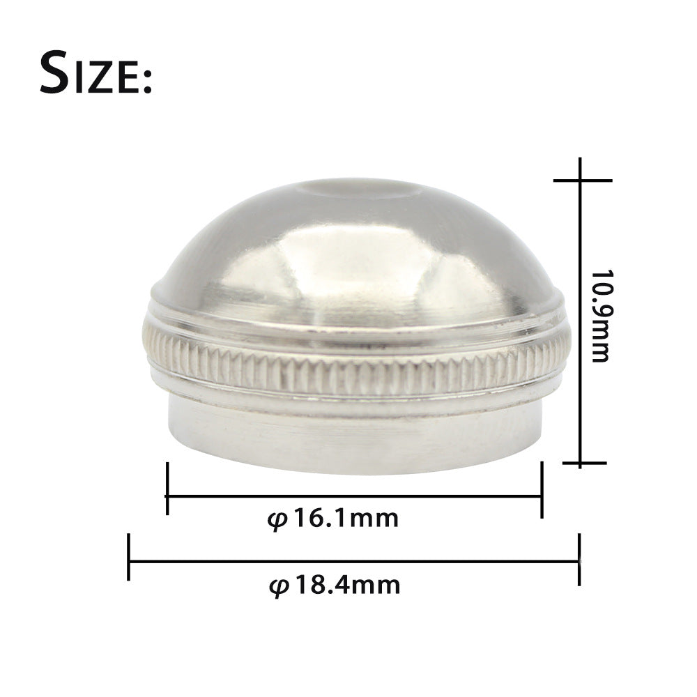Precision Flute Headjoint Screw - Durable Aluminum Crown Screw for Flute Repair (Silver)