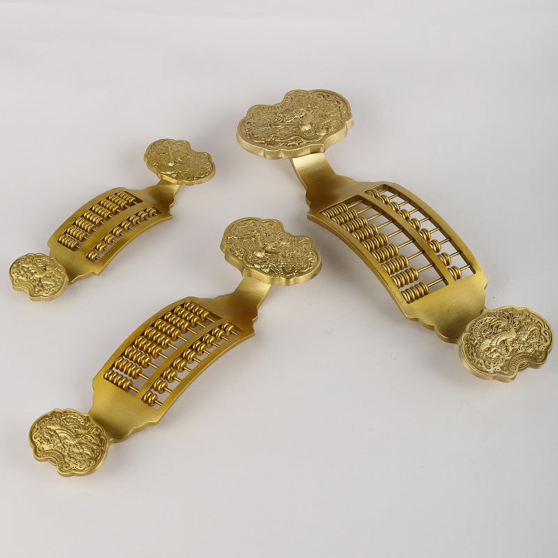 A Traditional and Unique Abacus Home Decor Piece - Symbolic Dragon and Phoenix Design