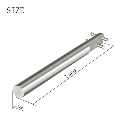 Saxophone Key Adjusting Wrench - Durable Silver Tool Steel for Strong Torque