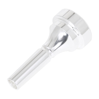 Silver-Plated Brass Cornet Mouthpiece – CNC Machined Professional Mouthpiece for Enhanced Tone & Effortless Play
