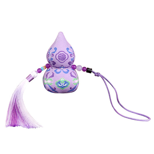 Embroidered Gourd Pendant – Aromatic Sachet, Portable Fragrance Bag, Lucky Charms for Car