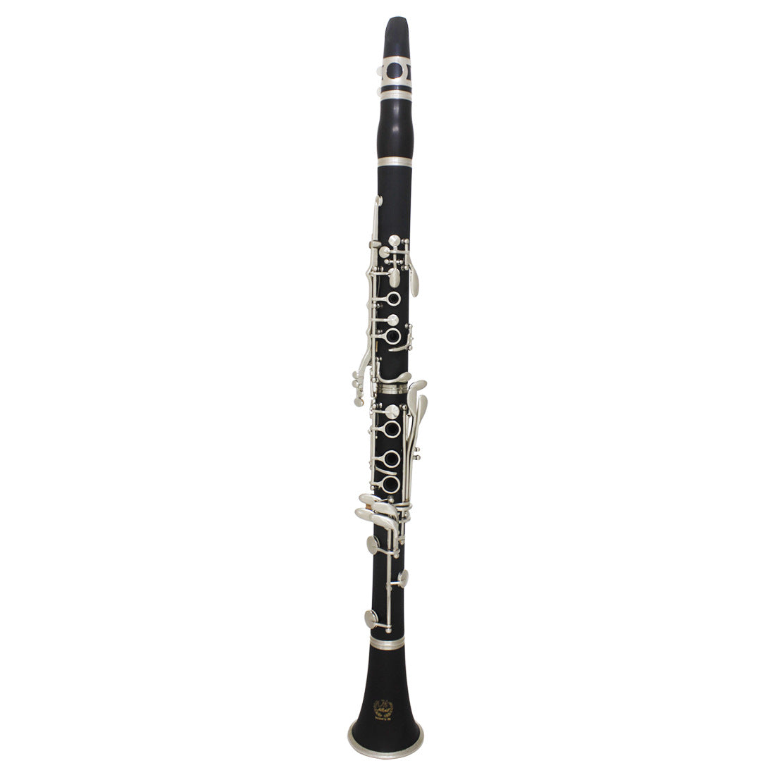 Eb Clarinet Joint Tube with Silver Trim – Premium Grenadilla Wood Body & Metal Ring