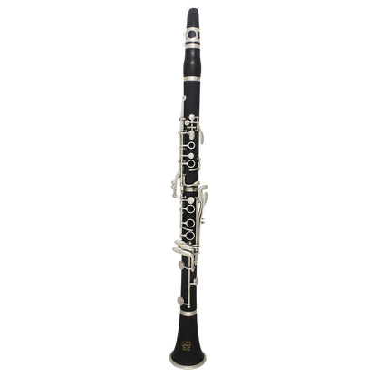 Eb Clarinet Joint Tube with Silver Trim – Premium Grenadilla Wood Body & Metal Ring