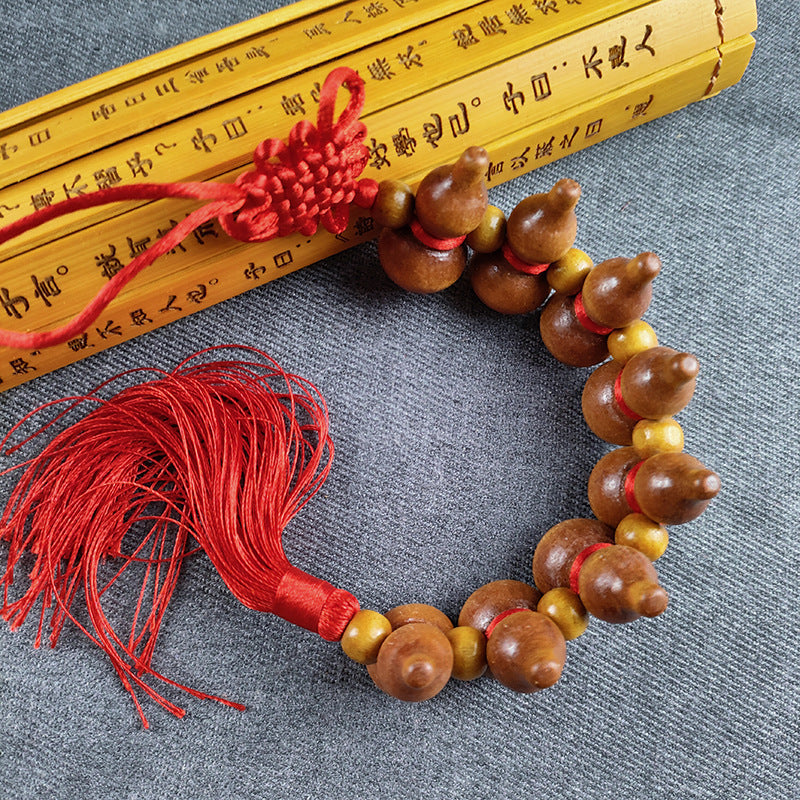 Traditional Gourd Knot with Tassel -  Decorative Pendant