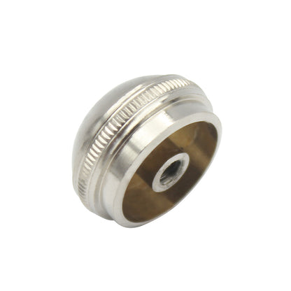 Precision Flute Headjoint Screw - Durable Aluminum Crown Screw for Flute Repair (Silver)