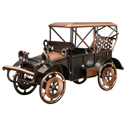 Retro Automobile Model – Creative Vintage Car Decoration for Living Room, Office, and Shelves