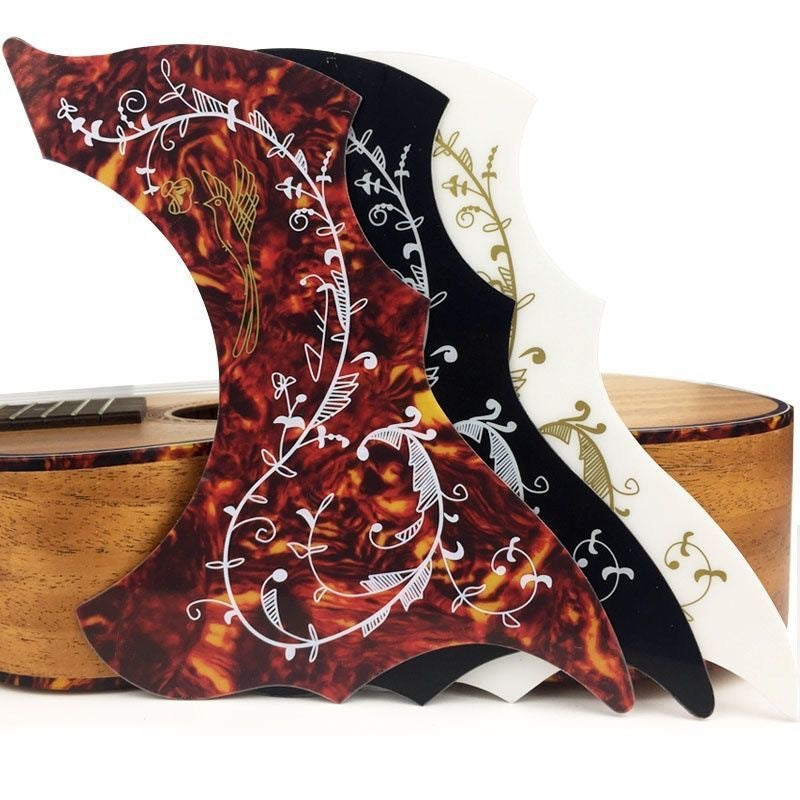38" & 41" Colorful Scratch-Resistant Guitar Pickguard - Removable Celluloid Film (Non-Damaging Adhesive)