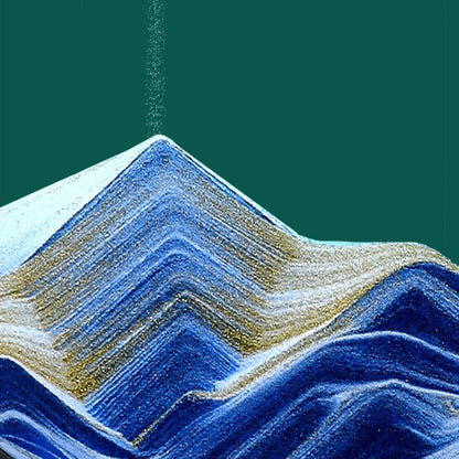 3D Liquid Sand Display – Mesmerizing Sand Art Sculpture for Desk, Living Room, and Office