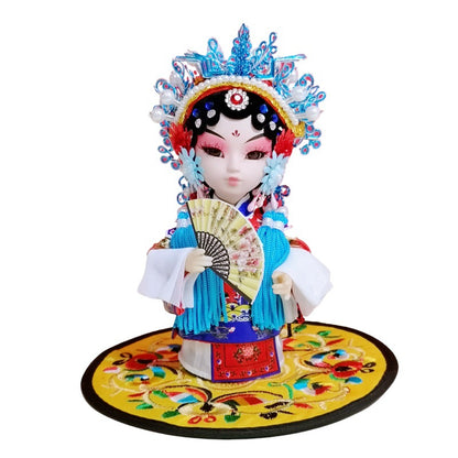 Creative Kunqu Opera Doll - Chinese Opera Face Mask Collectible, Perfect for Home Décor and Gifts