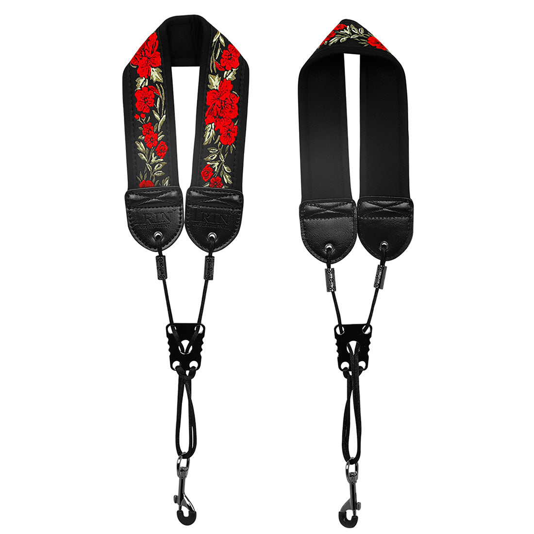 Adjustable Cotton Saxophone Neck Strap – Padded Lining, Double-Stitched with Metal Swivel Hook (Alto/Tenor)