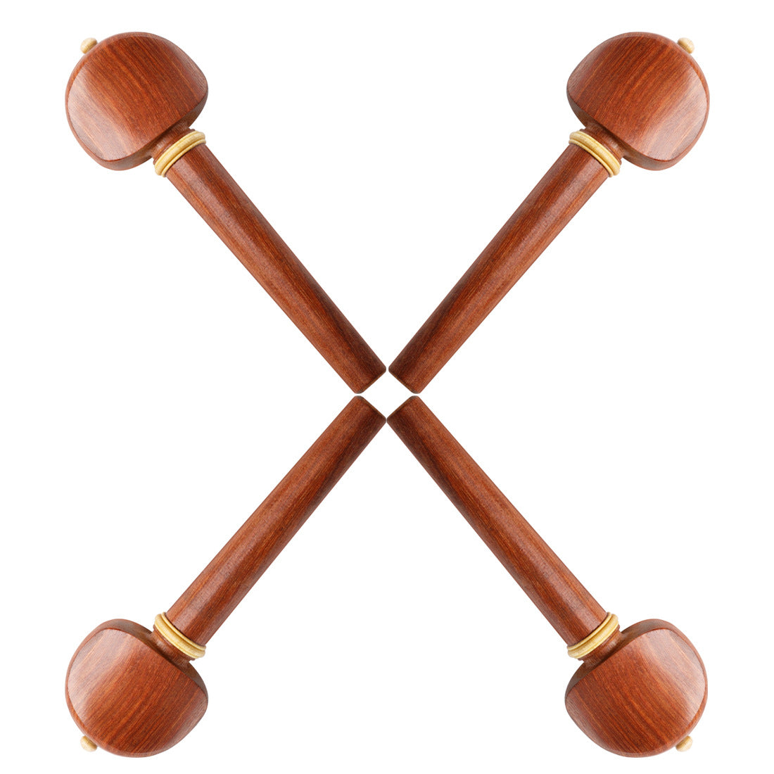 Premium Rosewood Cello Pegs with Boxwood Inlay - Set of 4, Durable and Decorative Cello Accessories