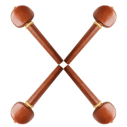 Premium Rosewood Cello Pegs with Boxwood Inlay - Set of 4, Durable and Decorative Cello Accessories