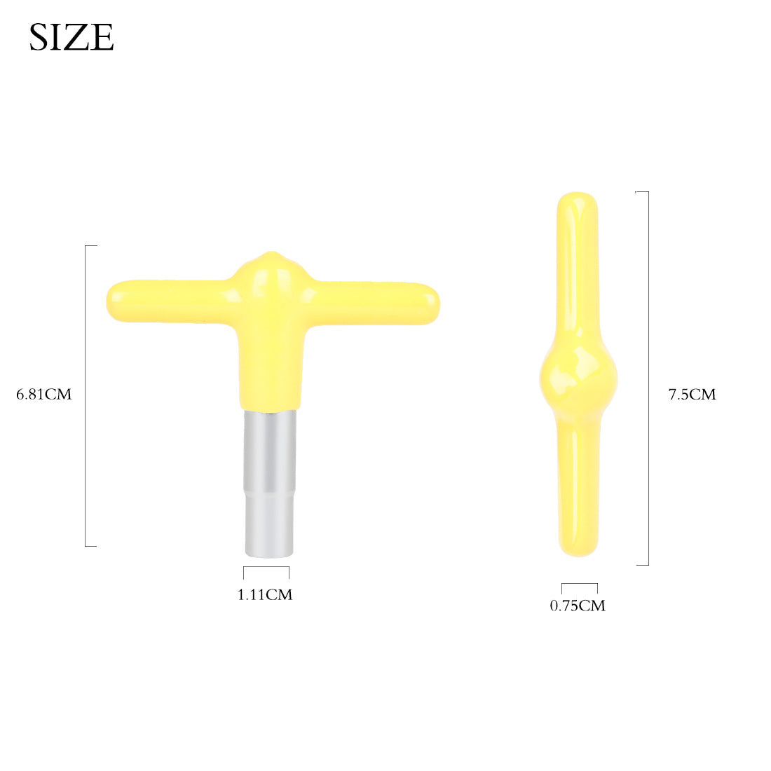 Drum T-Handle Key - Adjustable Drum Wrench for Snare, Tom, and Bass Drum Tuning
