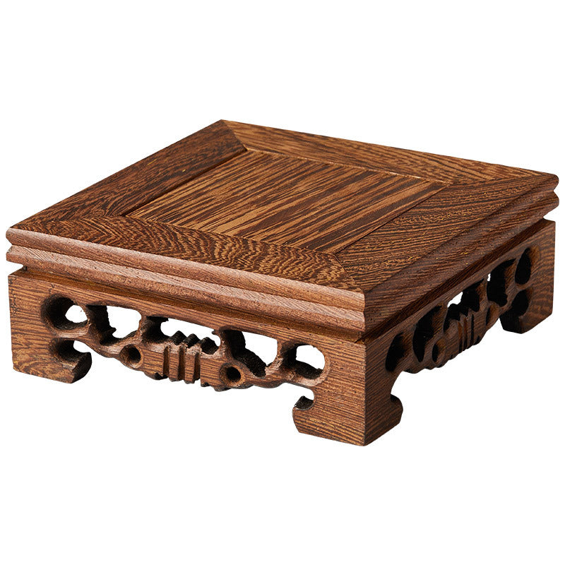 Incense Burner Stand - Solid Wood Display Base for Incense Burner, Bonsai, and Decor