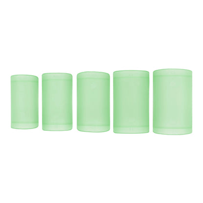 ABS Flute Film Protector 5-Piece Set (Keys C/G/E/F/D) - Multi-Color Detachable Guard with Pitch Markers, Eco-Friendly Flute Accessories