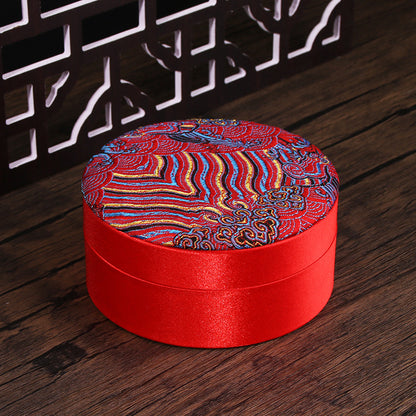 Round Decorative Jewelry Box – Ring Holder, Bracelet & Bead Box, Elegant Storage Solution
