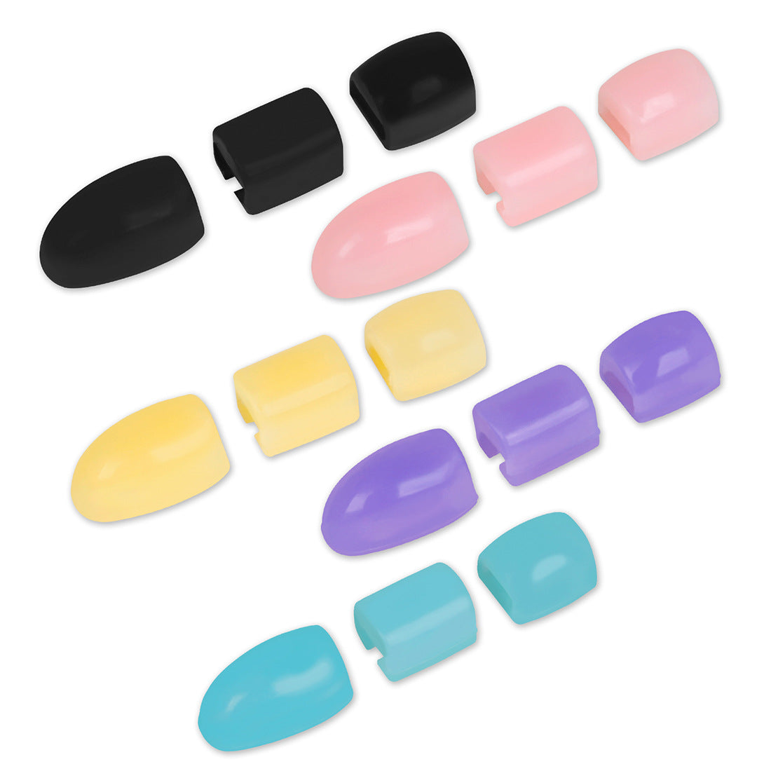 Saxophone Right-Hand Key Bumper Pads – Silicone Cushion Height Adjusters for Keys (6-Pack)