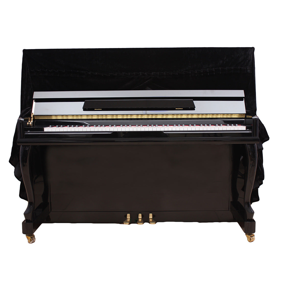 Velvet Piano Cover - Dustproof, Anti-Static, Washable - Stylish and Minimalist Design