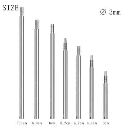 Professional Bassoon Repair Kit – 30 Rods, 35 Screws & 5 Bushings (Tool Steel, Silver)