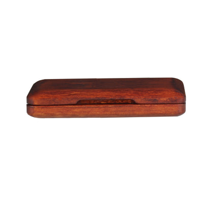Walnut Wood Saxophone & Clarinet Reed Case – Ventilated Storage Box for Reeds - Premium Instrument Accessory