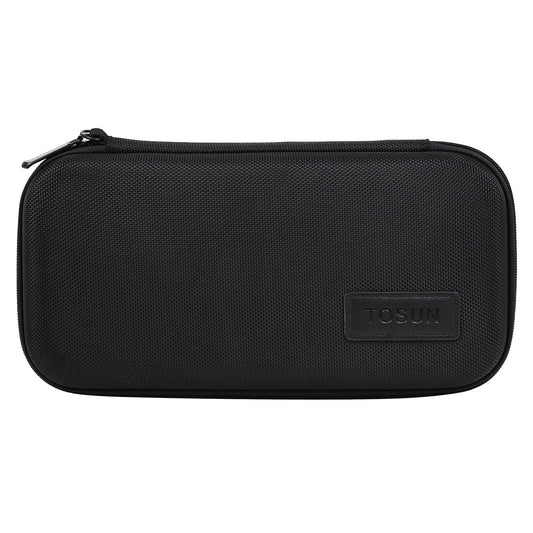 Waterproof Saxophone Mouthpiece Case – Oxford Fabric with Velvet Lining, Adjustable Compartments & Metal Hook (Black)