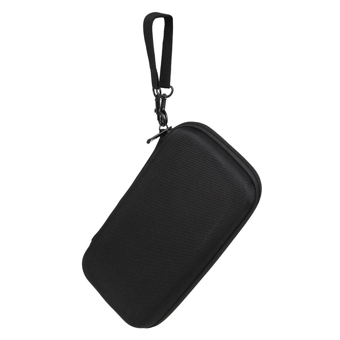 Waterproof Saxophone Mouthpiece Case – Oxford Fabric with Velvet Lining, Adjustable Compartments & Metal Hook (Black)