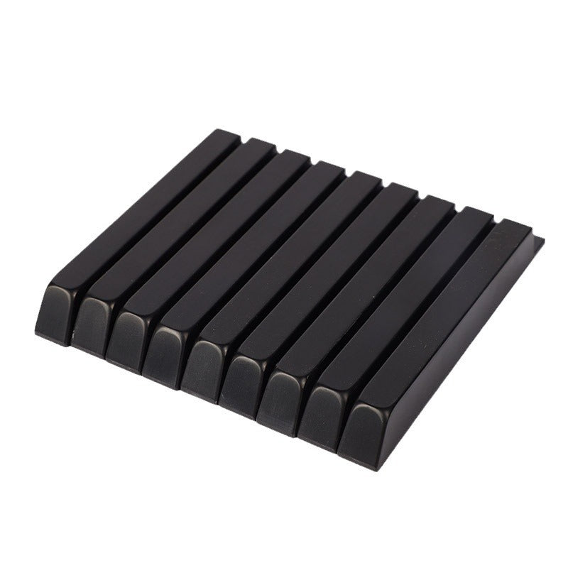 Acrylic Piano Key Tops Replacement Set - 51/52mm Models (White/Glossy/Matte Black)
