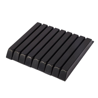 Acrylic Piano Key Tops Replacement Set - 51/52mm Models (White/Glossy/Matte Black)