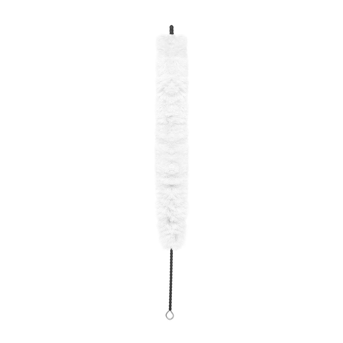 Professional Flute Cleaning Rod – Cotton Swab with Anti-Scratch Rubber Tip & Ergonomic Grip (White) – Non-Shedding Wind Instrument Care Tool