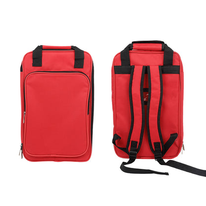 Heavy-Duty Waterproof Drum Backpack with Multi-Layer Padding & Adjustable Straps – Large Capacity, 4 Colors (Blue, Navy, Black, Red), Oxford Fabric, Shockproof Organizer Bag