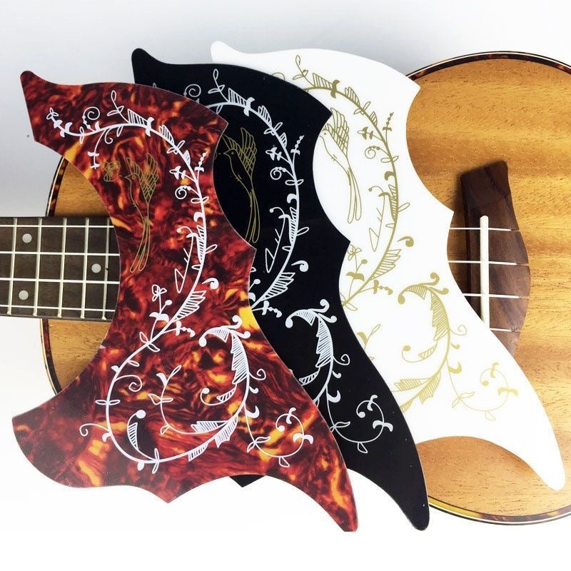 38" & 41" Colorful Scratch-Resistant Guitar Pickguard - Removable Celluloid Film (Non-Damaging Adhesive)