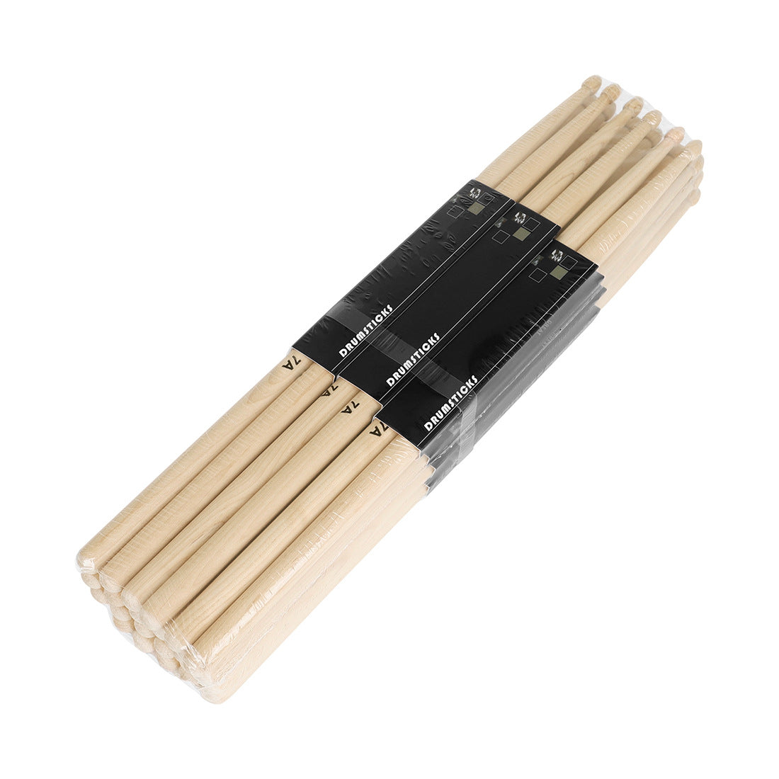 12-Pair 7A Drum Sticks - Maple Wood Drumsticks for Beginners and Professionals