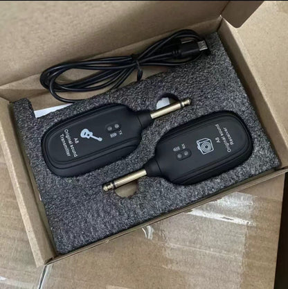Wireless Bluetooth Guitar Transmitter - A8 Model with Stable Signal & Durable Battery for Electric Guitar & Bass