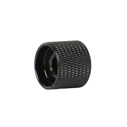 Zinc Alloy Guitar Knob - 6mm Inner Diameter Volume/Tone Control for Bass & Electric Guitar (Black/Silver/Gold, 18×18.5mm)