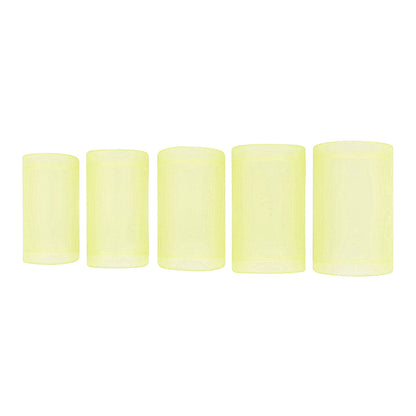 ABS Flute Film Protector 5-Piece Set (Keys C/G/E/F/D) - Multi-Color Detachable Guard with Pitch Markers, Eco-Friendly Flute Accessories