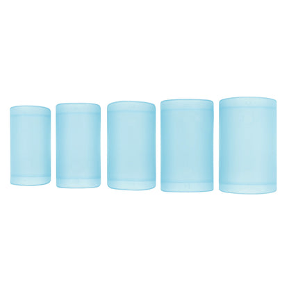 ABS Flute Film Protector 5-Piece Set (Keys C/G/E/F/D) - Multi-Color Detachable Guard with Pitch Markers, Eco-Friendly Flute Accessories